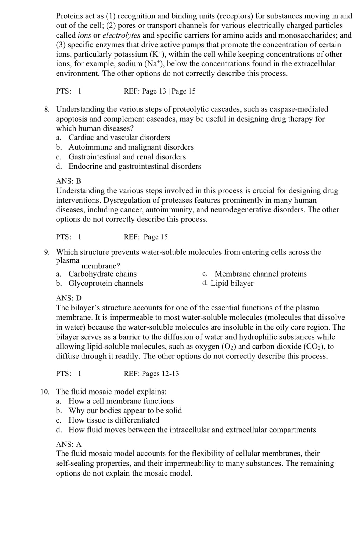 Testbank Pathophysiology, 9. Auflage von McCance
