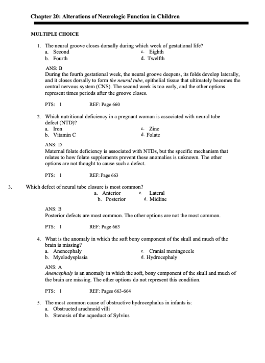 Testbank Pathophysiology, 9. Auflage von McCance & Huether