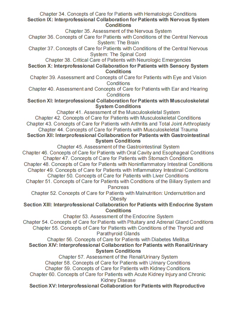 Testbank Medical-Surgical Nursing: Concepts for Clinical Judgment and Collaborative Care, 11. Auflage von Ignatavicius