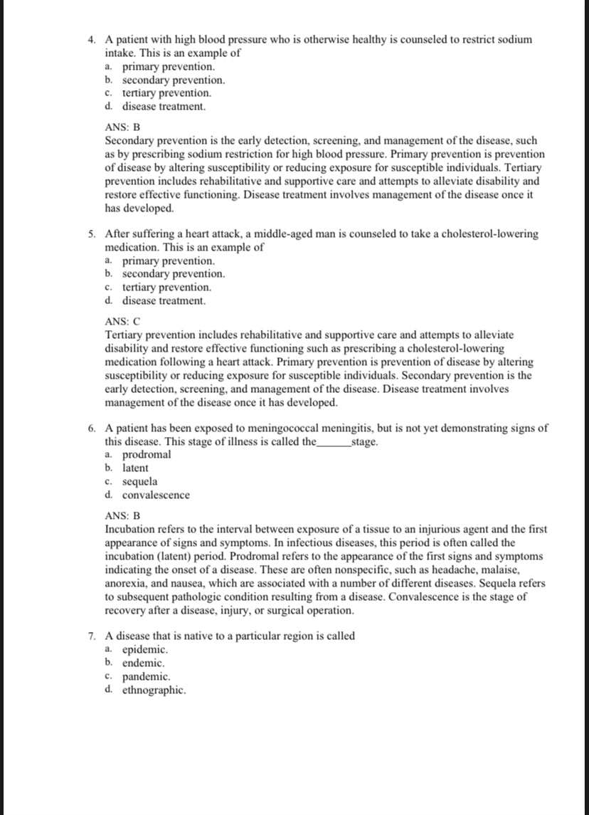 Testbank Pathophysiology, 7. Auflage von Banasik